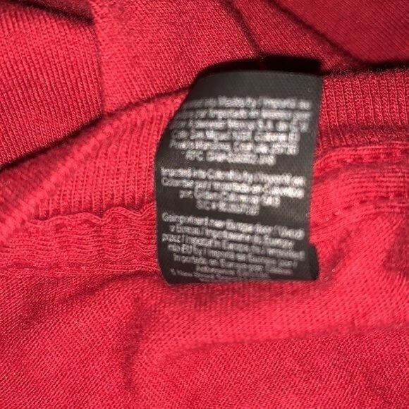 Anvil Gildan Lightweight Red "Greetings From The North Pole" T-Shirt L - Picture 3 of 8